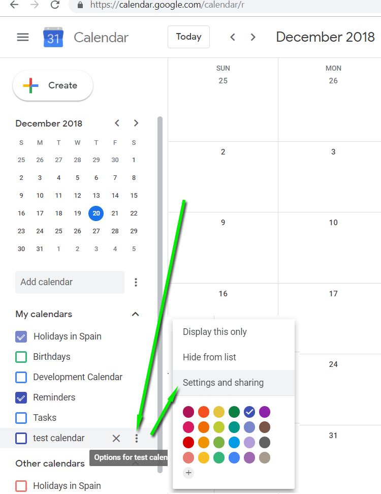 import ical calendars into busycal